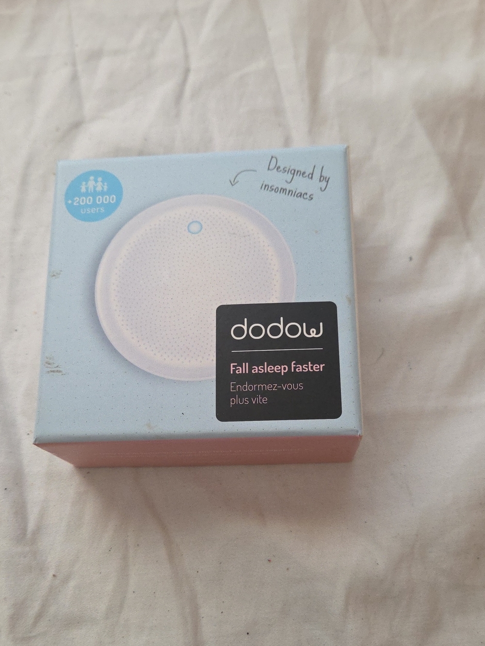 Dodow White Sleep Aid Device - Fall Asleep Faster